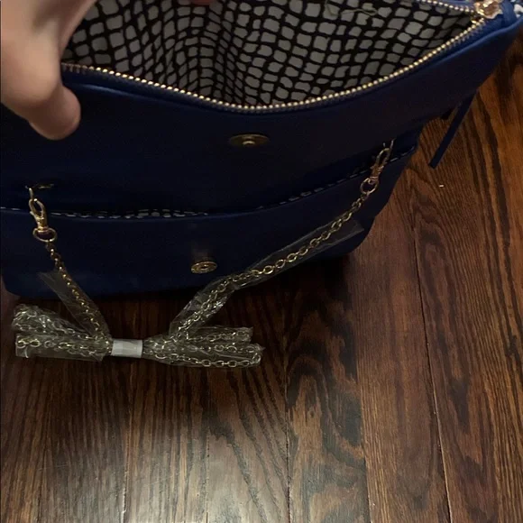 ♦️Urban Expressions Royal Blue Purse with Tassel - Picture 6 of 7